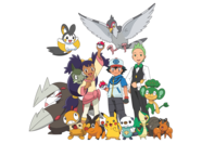 Pokemon Black And White Characters Show