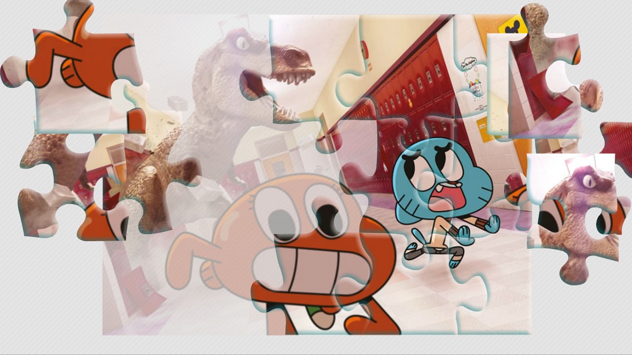 Gumball and Darwin Jigsaw Gumball Games Cartoon Network