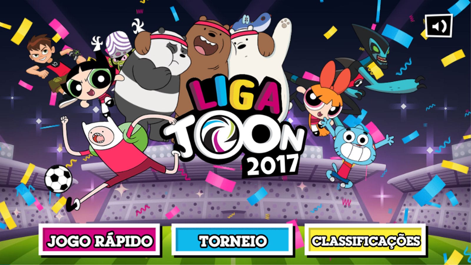 Liga Toon, Jogos de futebol