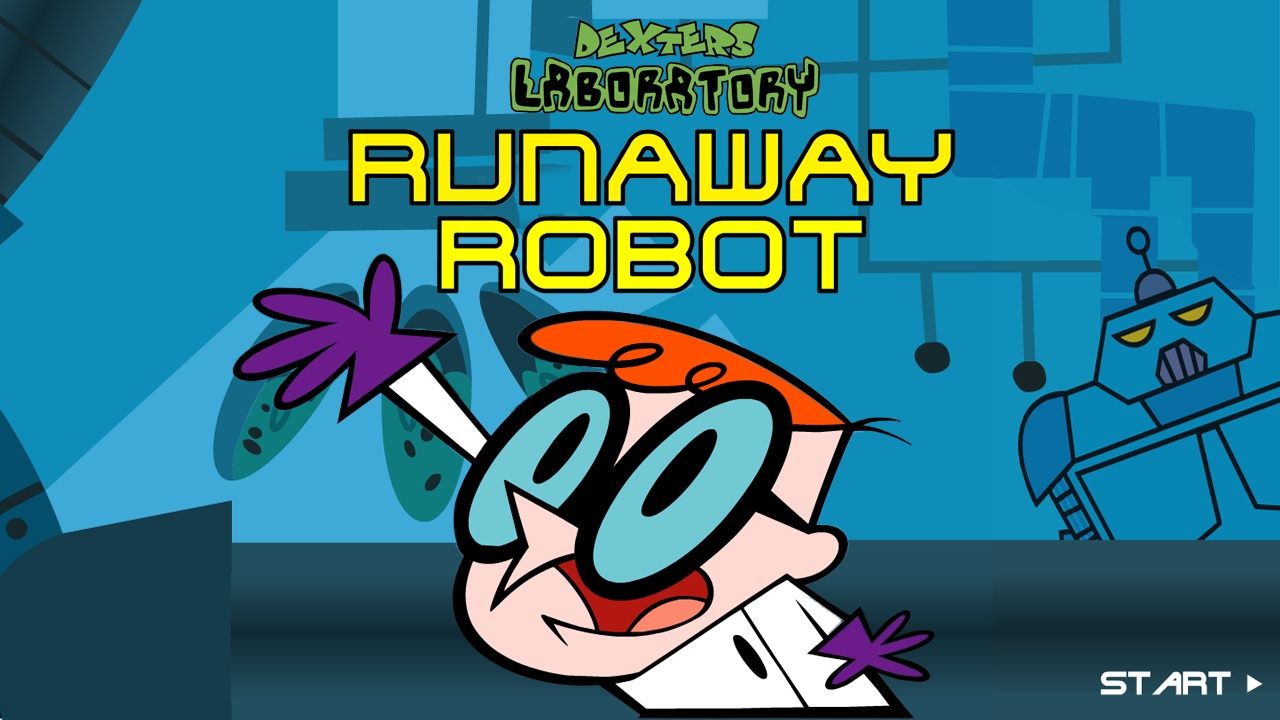 Runaway Robot Dexters Laboratory Online Games Cartoon Network 