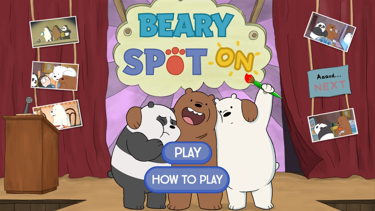 Out of the Box, We Bare Bears Games