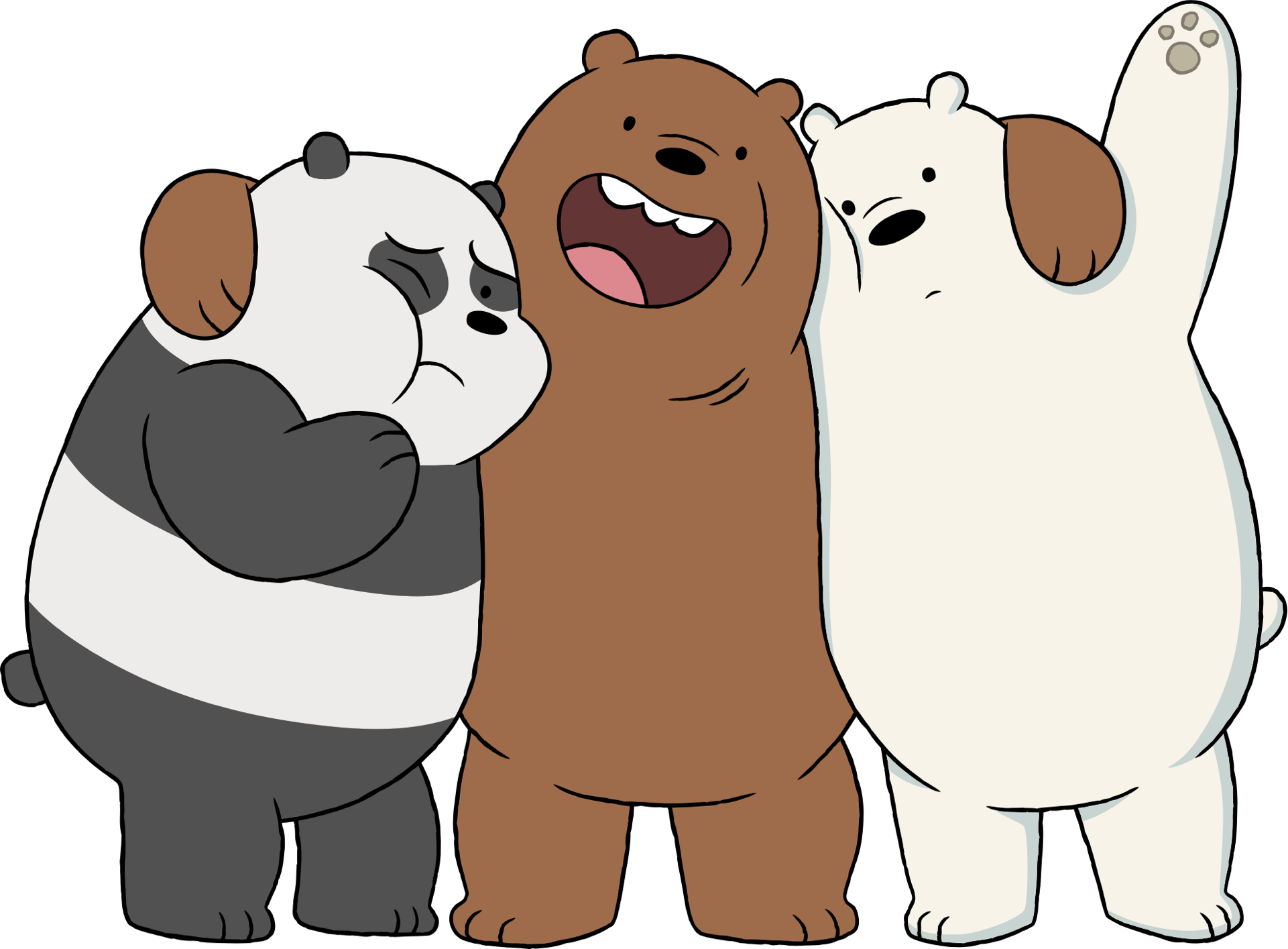 Regalos y productos We Bare Bears  Pegatinas bonitas Dibujos bonitos  Dibujos animados bonitos