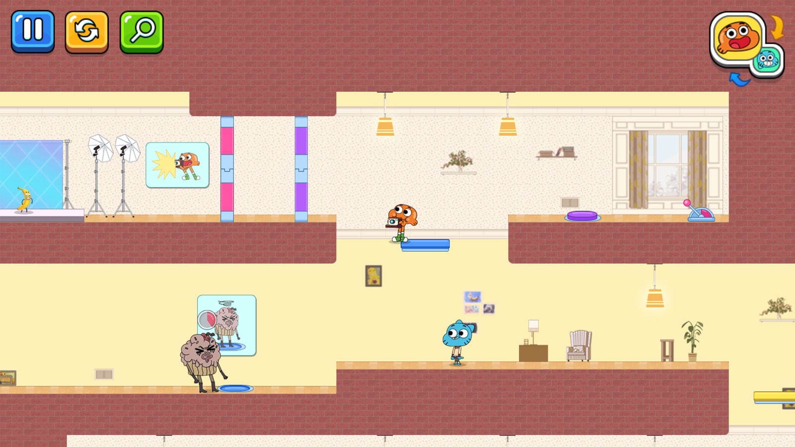 Darwin Rescue, The Amazing World of Gumball games