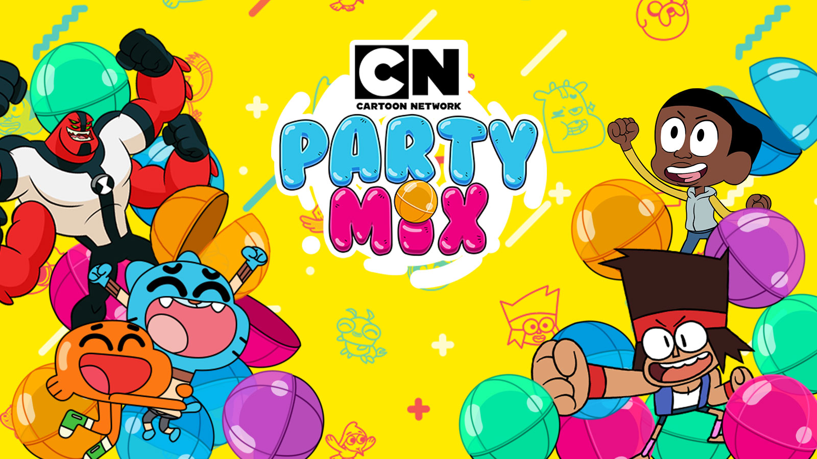 Party Mix | Play Gumball, Teen Titans Go and Ben 10 Games | Cartoon Network