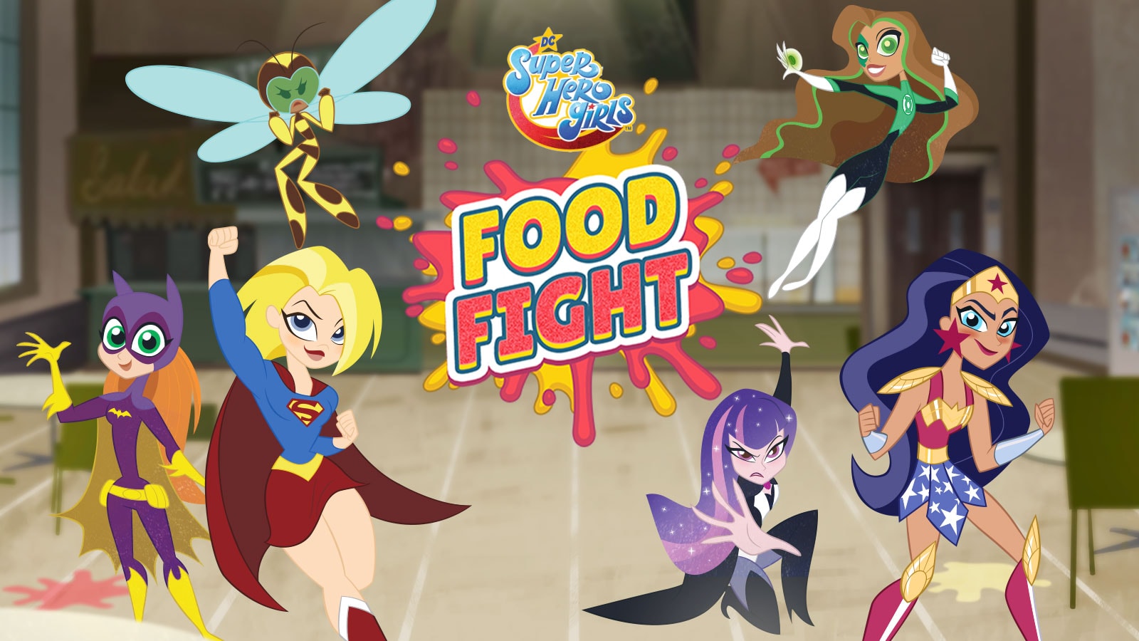 Food Fight | DC Super Hero Girls Games | Cartoon Network