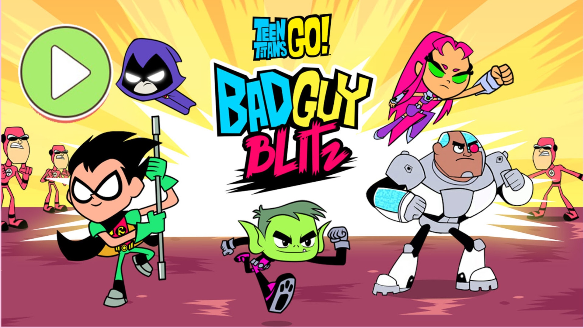 Bad Guy Blitz, Free Teen Titans Go! Games