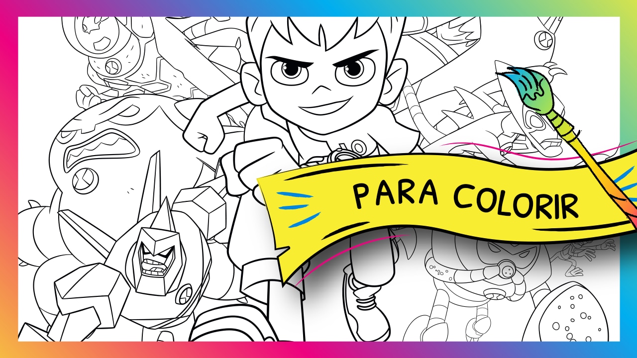 Ben 10 para Colorir