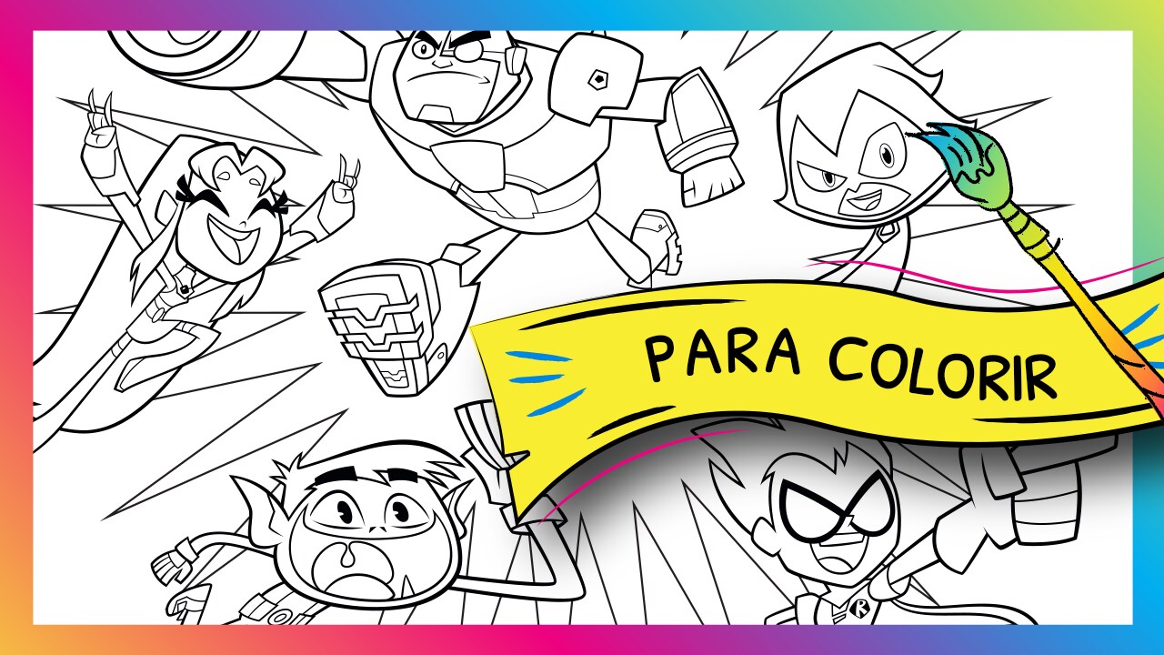 Desenho de Ravena dos Teen Titans Go para colorir