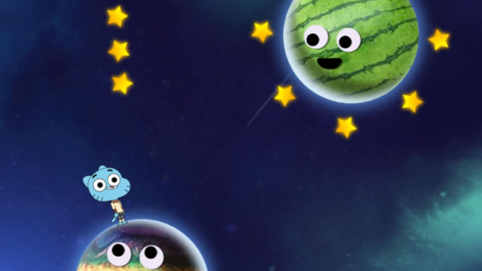 Jogo O Incrível Mundo de Gumball: Odisseia Estelar no Jogos 360