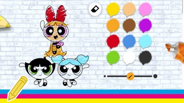 Colorir com as Powerpuff Girls