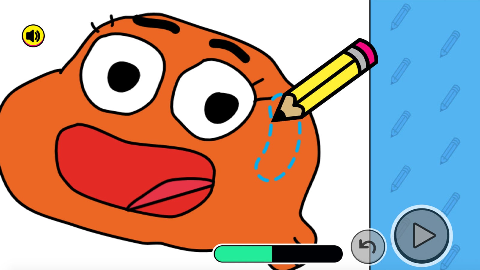 GUMBALL: HOW TO DRAW DARWIN jogo online gratuito em