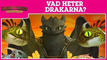 Vad heter drakarna i Drakryttarna: Bortom gränsen?