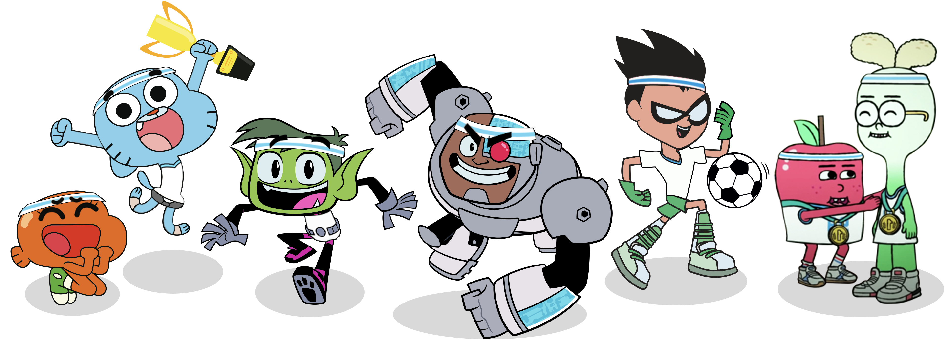 ATLETAS DO CARTOON  CARTOON NETWORK 