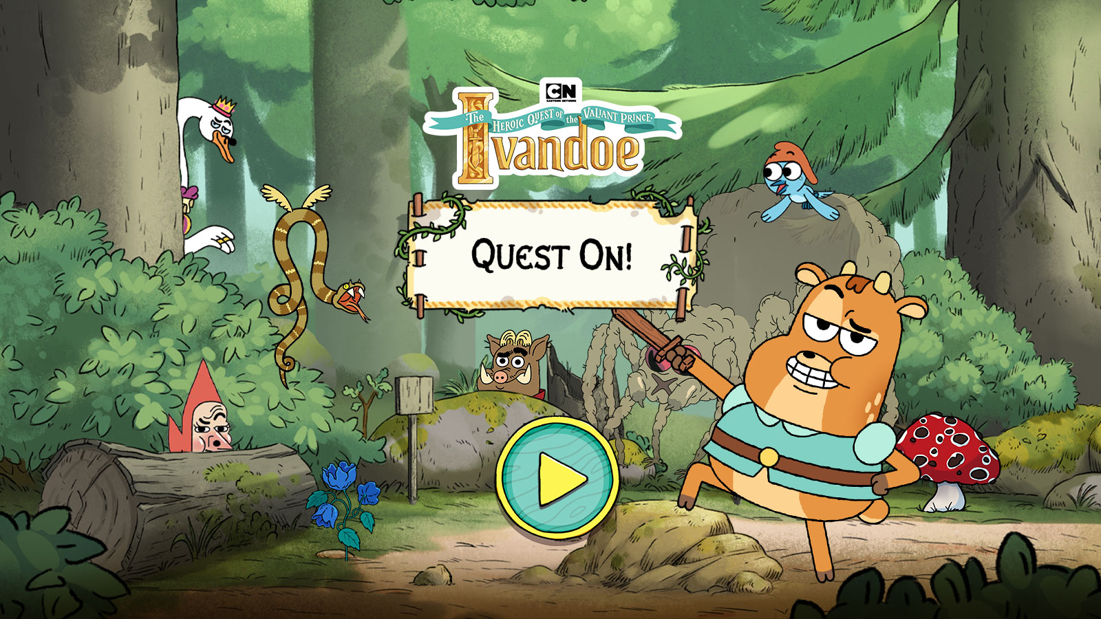 Quest On! | Free Ivandoe Games | Cartoon Network