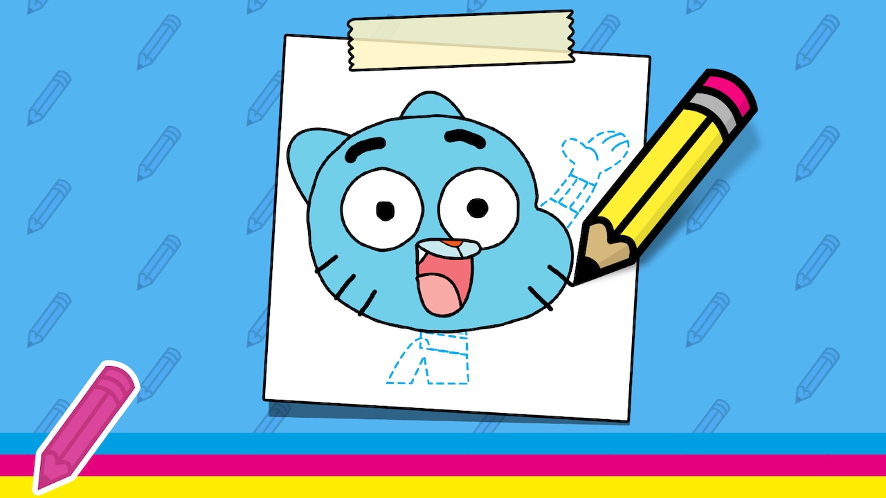 GUMBALL: HOW TO DRAW DARWIN jogo online gratuito em