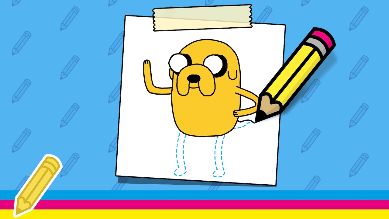 Adventure Time: How to Draw Jake – KidzSearch Mobile Games