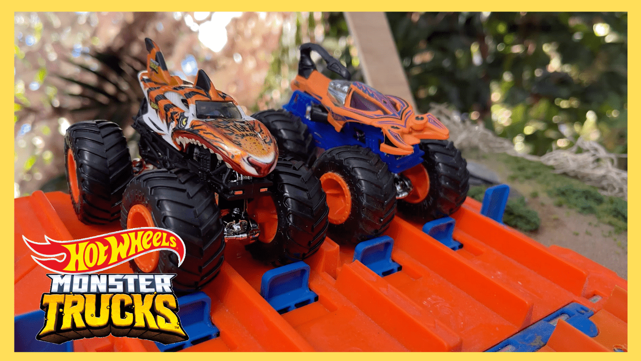 Hot wheels monster truck hot sale videos