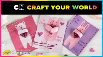 Craft Your World | How to make a Candy Valentine's Card