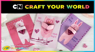 Craft Your World | How to make a Candy Valentine's Card