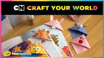 Craft Your World | How to make animal bookmarks