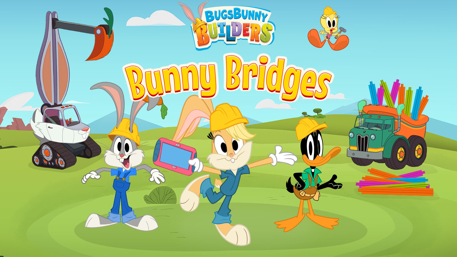 Bunny Bridges | Free Bugs Bunny Builders Games | Cartoonito