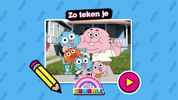 Zo teken je Gumball