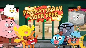 Pizzaatje van eigen deeg