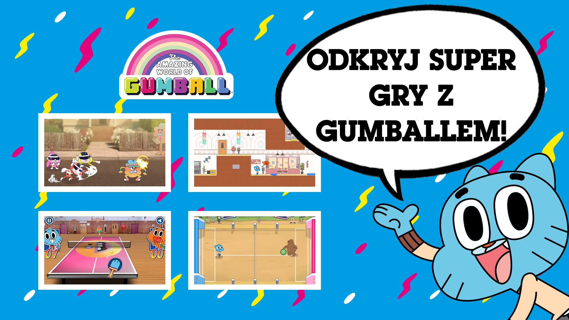 Graj W Gry Z Serialu Niesamowity Swiat Gumballa Bezplatne Gry Internetowe Z Serialu Niesamowity Swiat Gumballa Cartoon Network