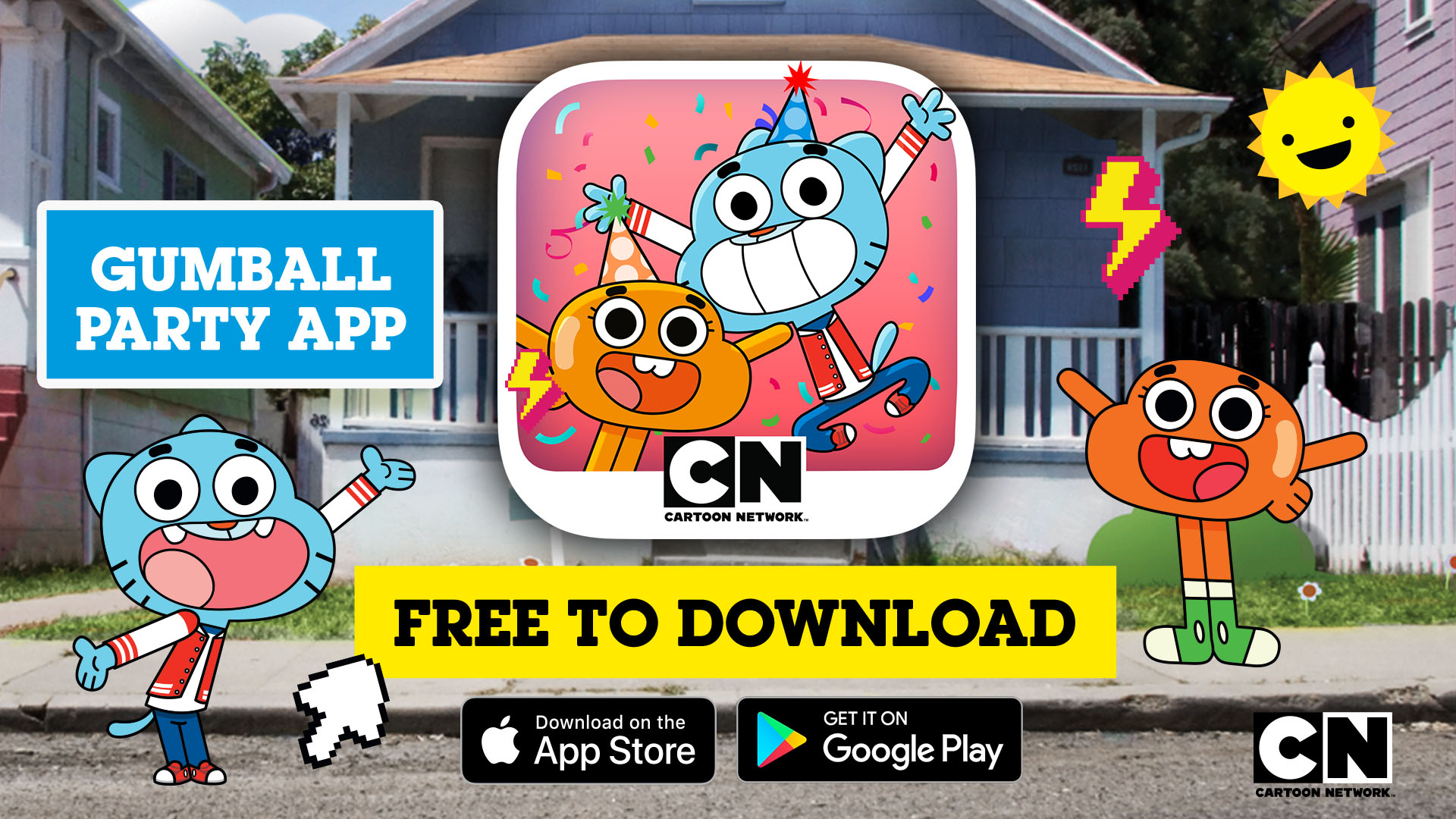 Gumball's Amazing Party Game App, Gumball Apps