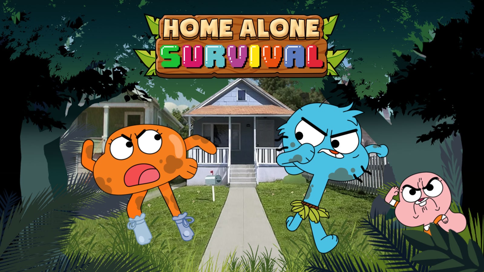 gumball home alone survival