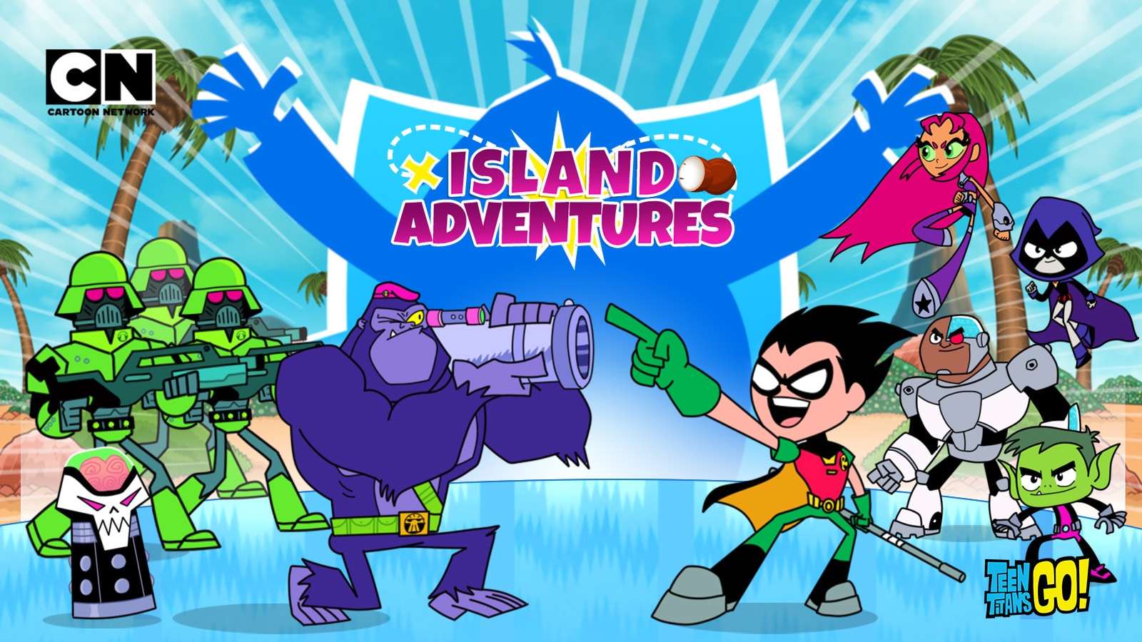 Island Adventures | Awesome Teen Titans Go! Games | Cartoon Network