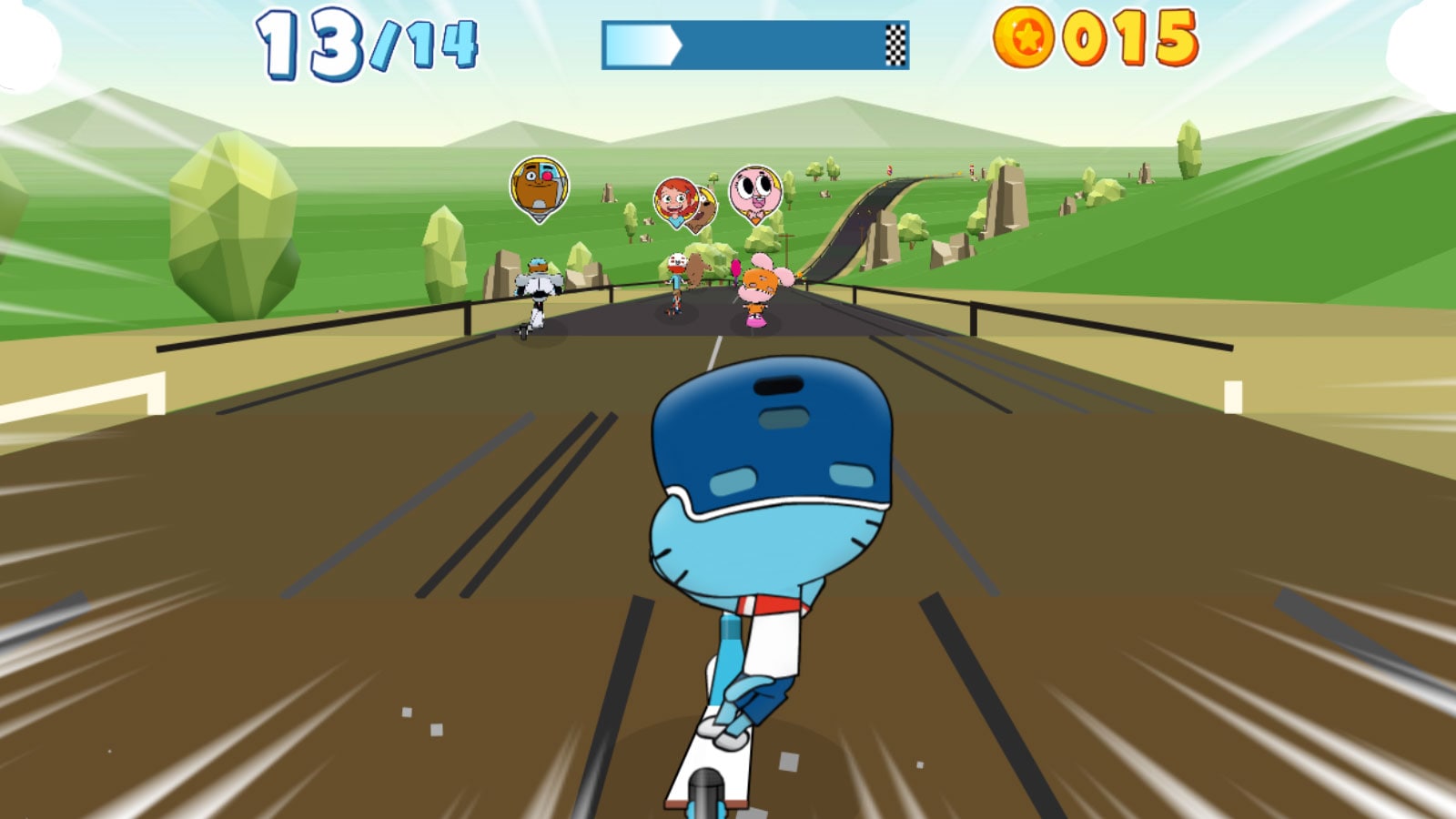 Gumball - Skate Rush [Cartoon Network Games] 