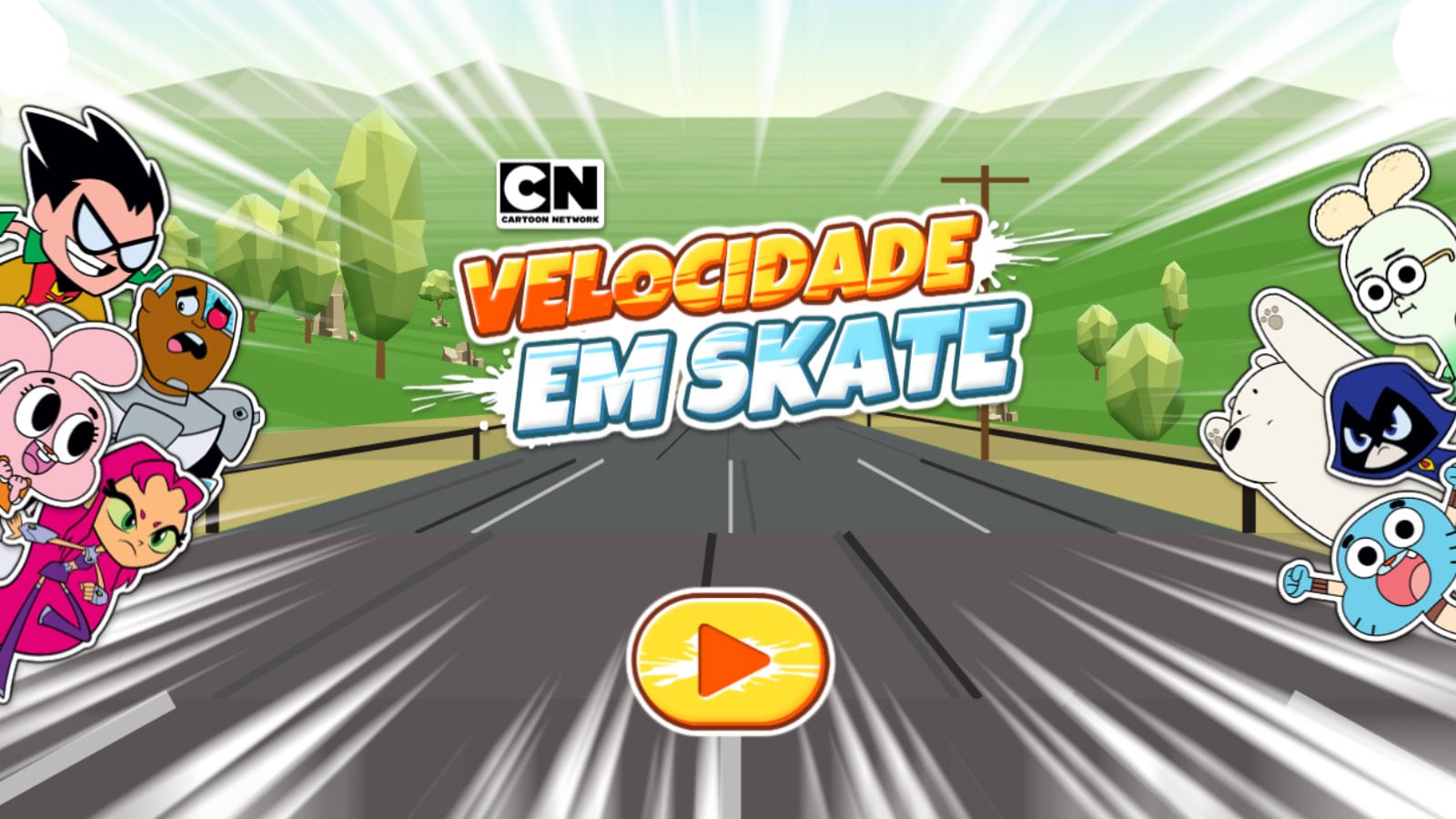 Gumball - Skate Rush [Cartoon Network Games] 