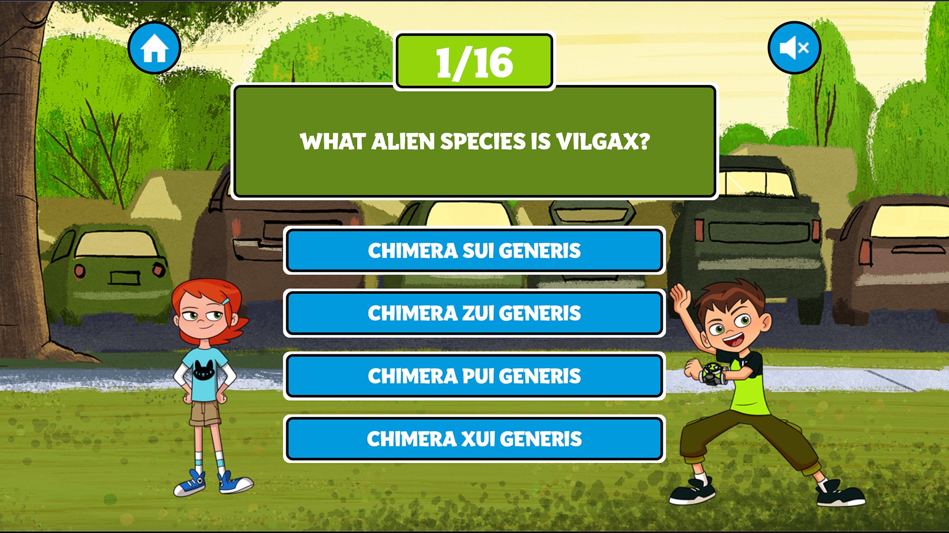 Ben 10 Quiz nível experiente