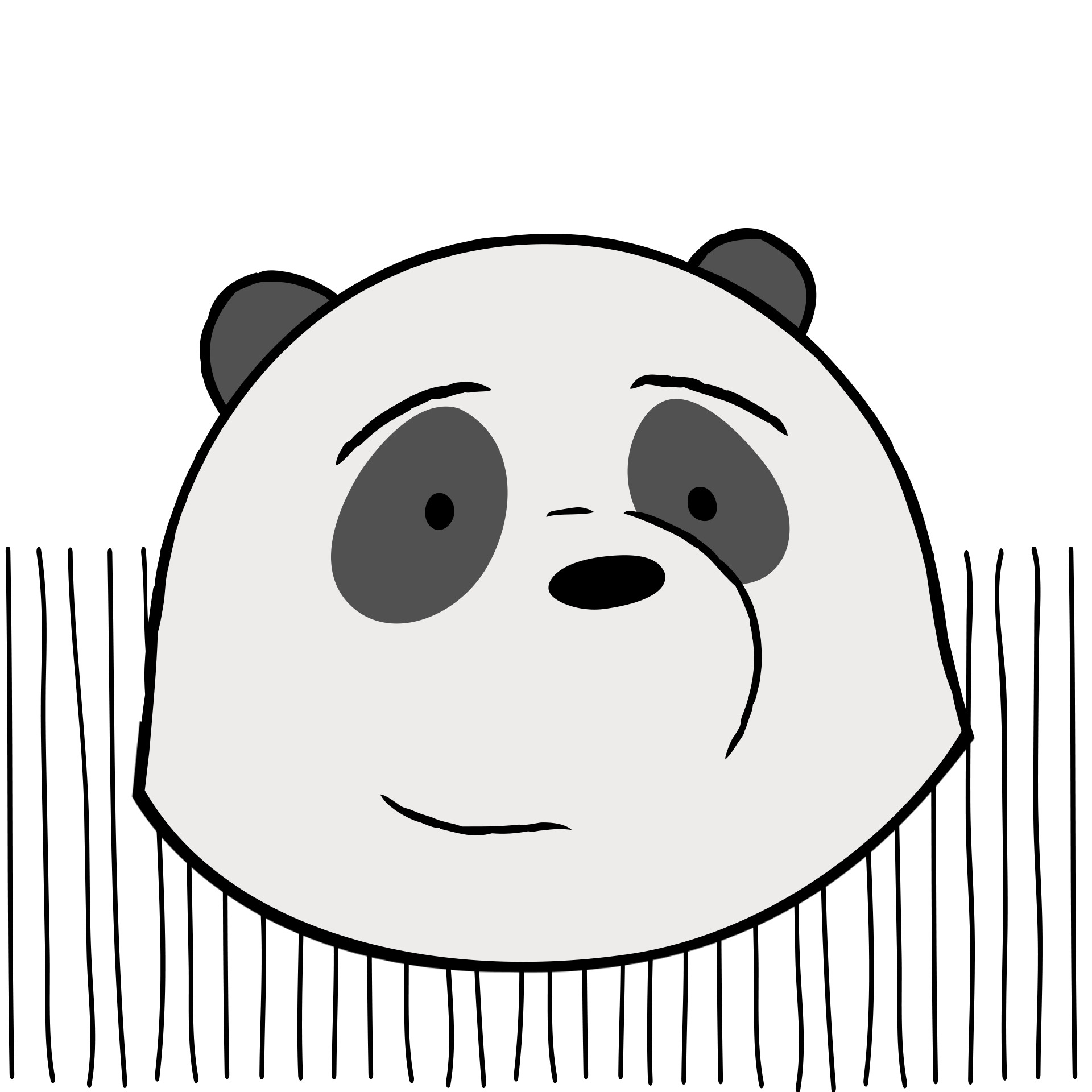 urso panda chora (ursos sem curso) - Desenho de agente_gartic - Gartic