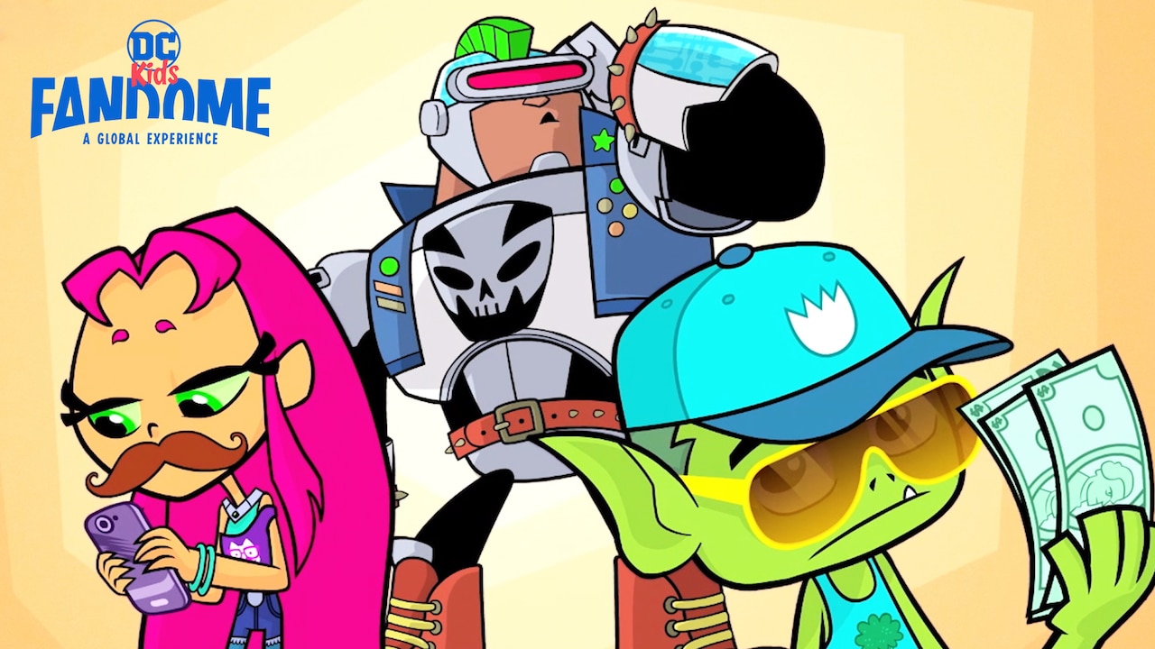 Teen Titans Go! Karaoke | Cool School | DC Kids FanDome | Teen Titans Go  videos | Cartoon Network